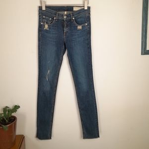 💥 EUC Rag & Bone Dark Wash Skinny Jeans